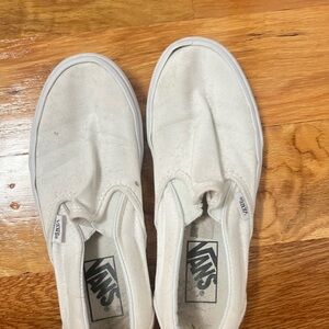 Vans Slip on white size 6